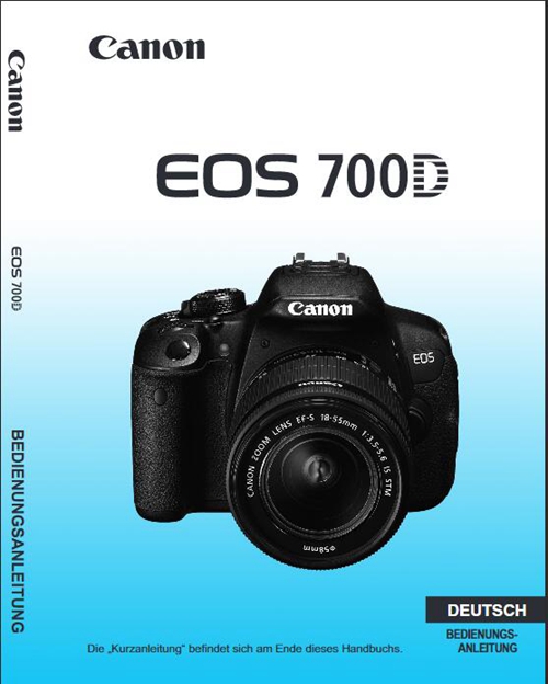 Canon Eos 700D Bedienungsanleitung