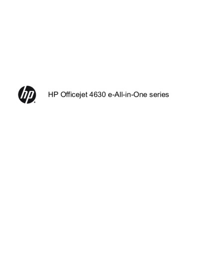 HP Officejet 4630 Bedienungsanleitung