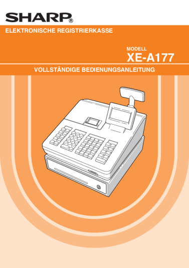 Sharp XE-A177 Bedienungsanleitung