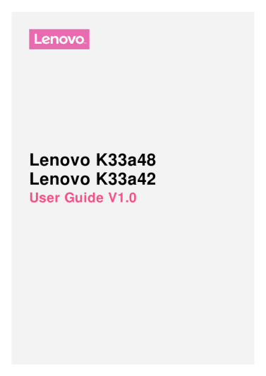 Lenovo K6 Bedienungsanleitung