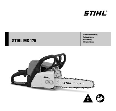 Stihl MS170 Bedienungsanleitung