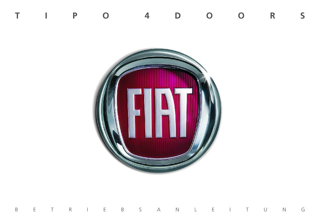 2016 Fiat Tipo 4 doors Bedienungsanleitung