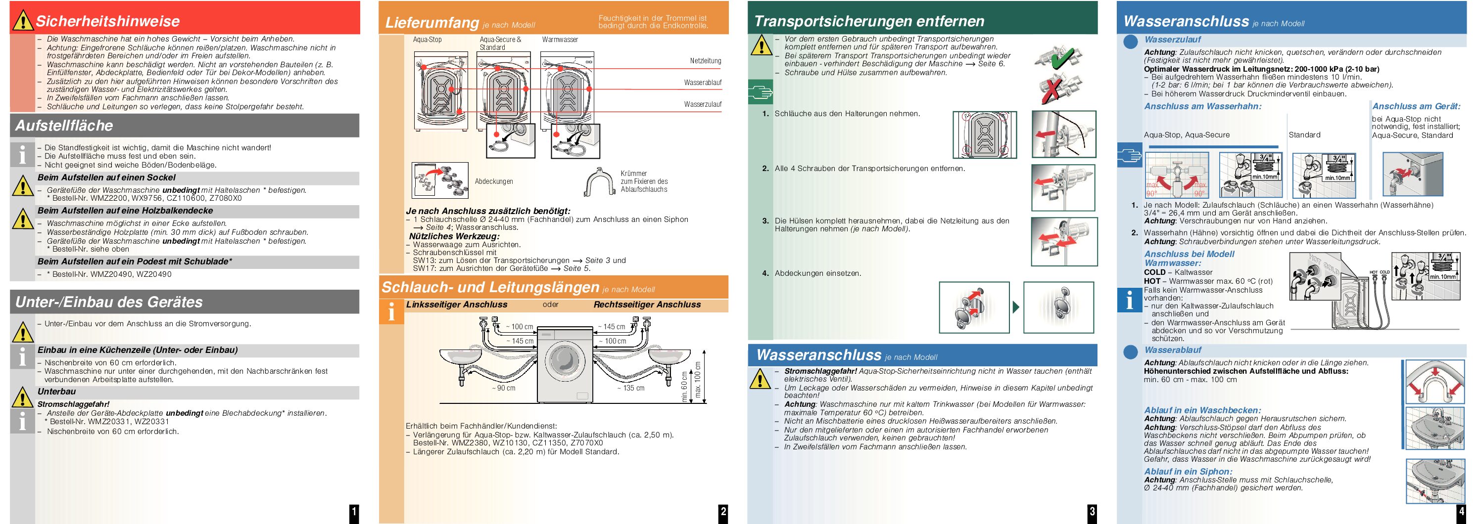 Bosch WAQ28462 - Avantixx 7 VarioPerfect Bedienungsanleitung