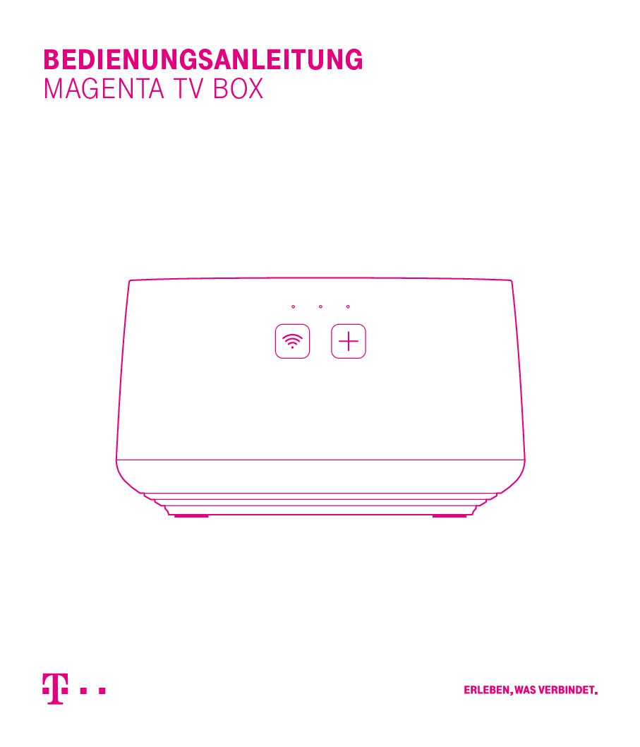 Telekom Magenta TV Box Bedienungsanleitung