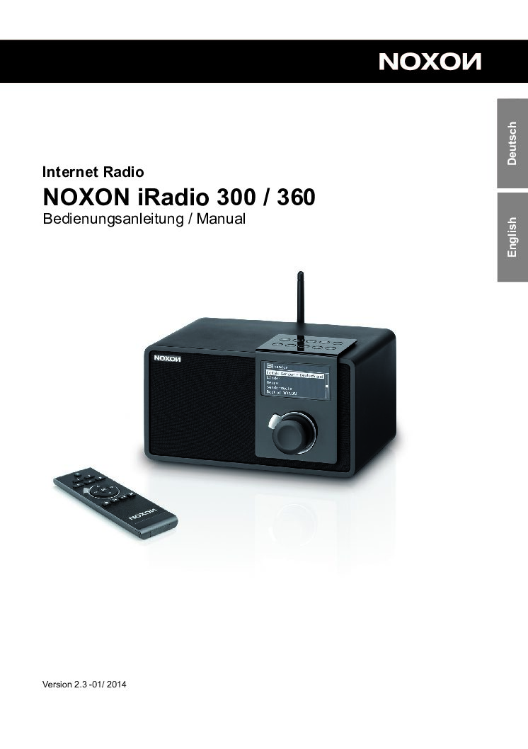 Noxon iRadio 300 Bedienungsanleitung