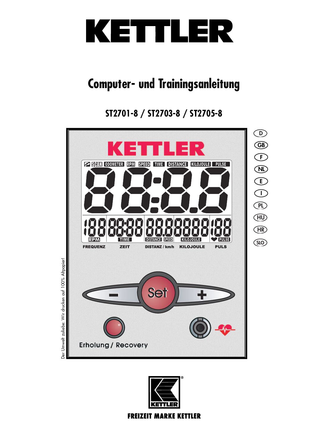 Kettler POLO S 07960-700 Bedienungsanleitung