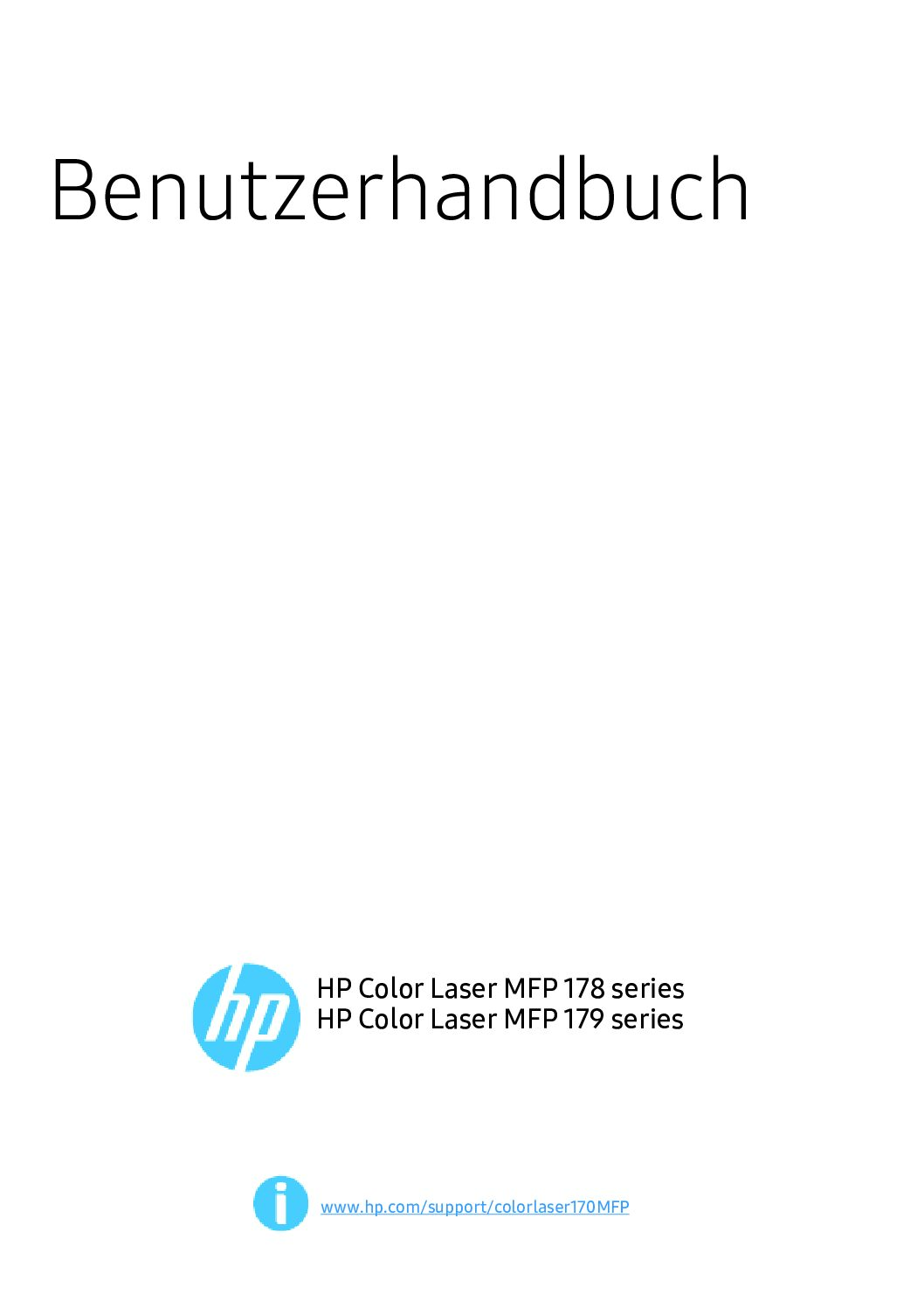 HP Color Laser MFP 178 Bedienungsanleitung