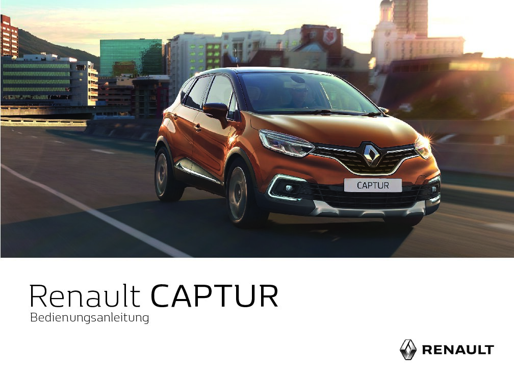 2019 Renault Captur Bedienungsanleitung