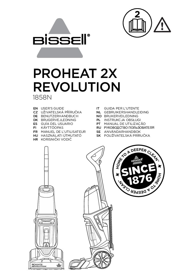 Bissel PROHEAT 2X REVOLUTION Bedienungsanleitung