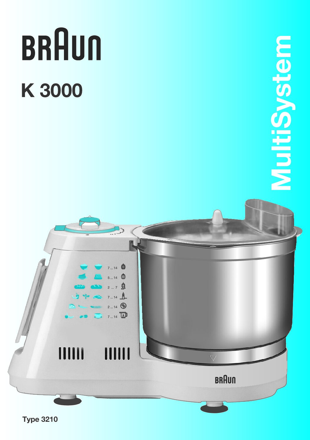 Braun K 3000 Bedienungsanleitung