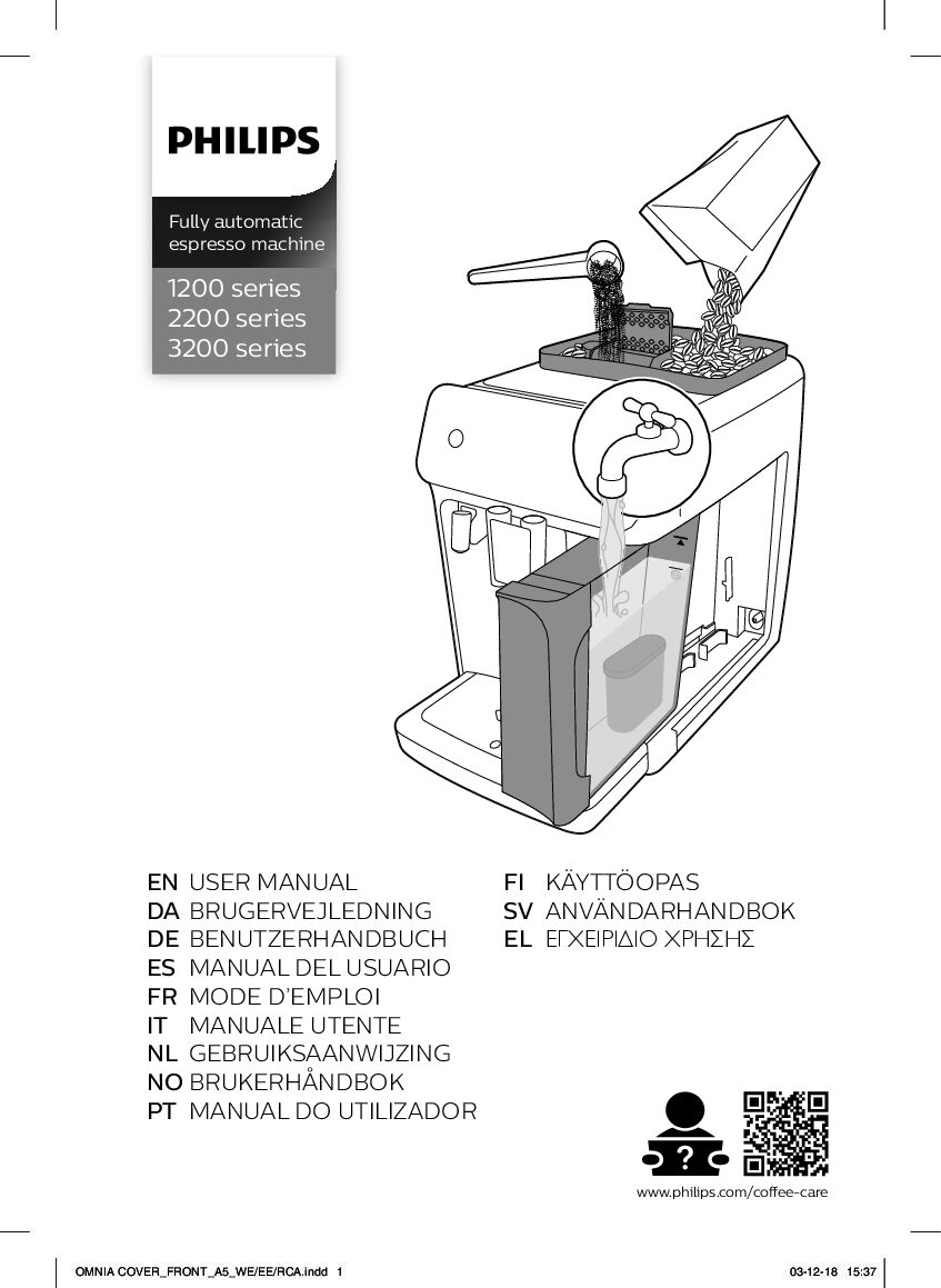 Philips EP3246 Bedienungsanleitung