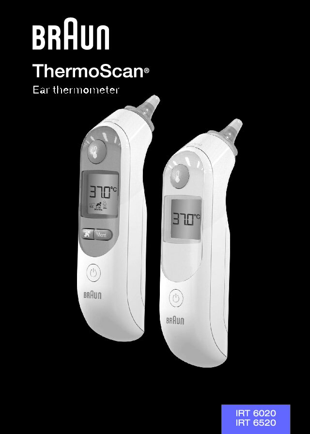 Braun ThermoScan 7 - IRT6520 Bedienungsanleitung