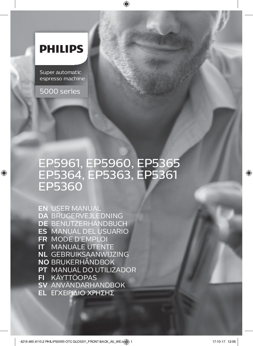 Philips EP5365 Bedienungsanleitung