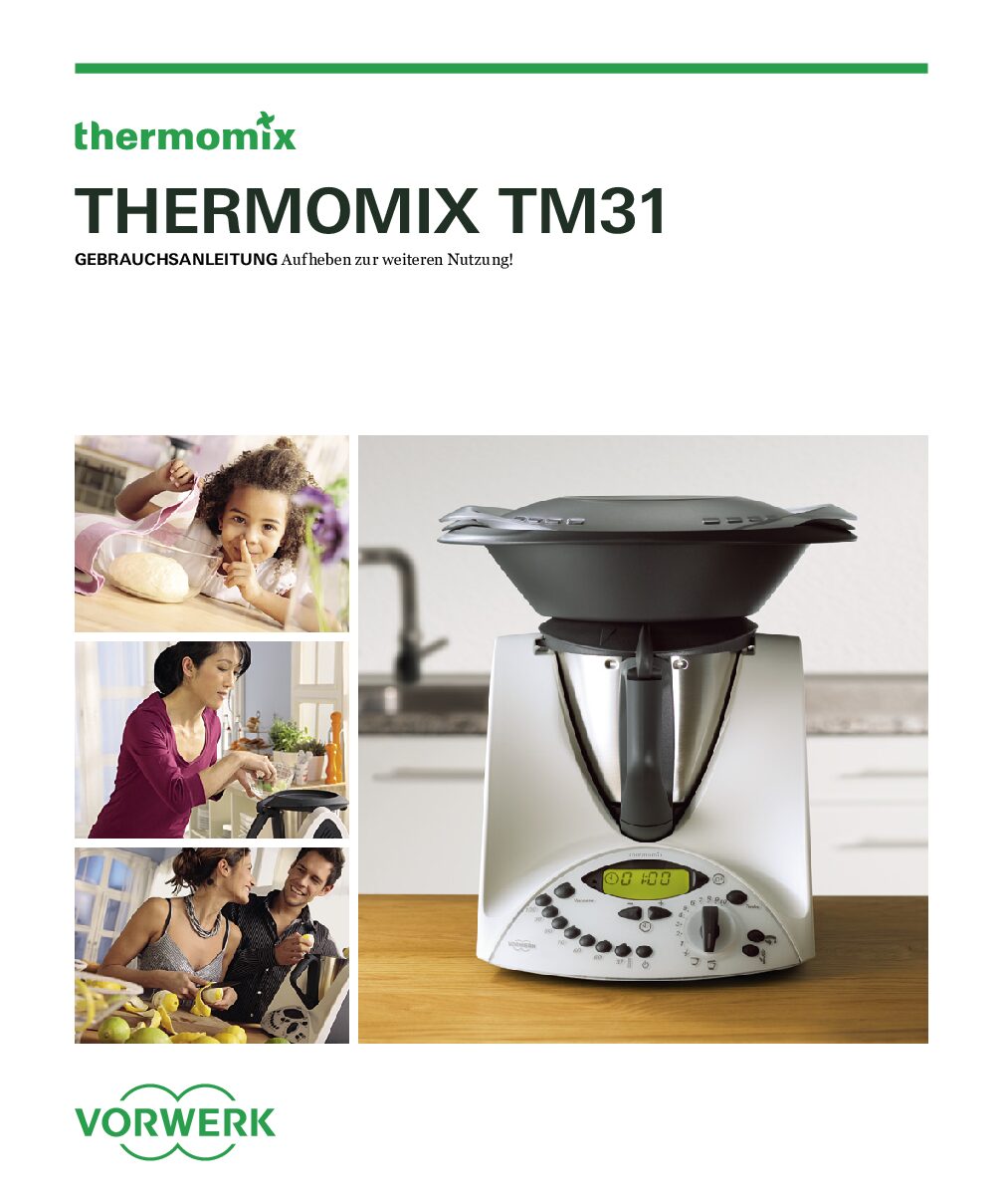 Thermomix TM31 Bedienungsanleitung