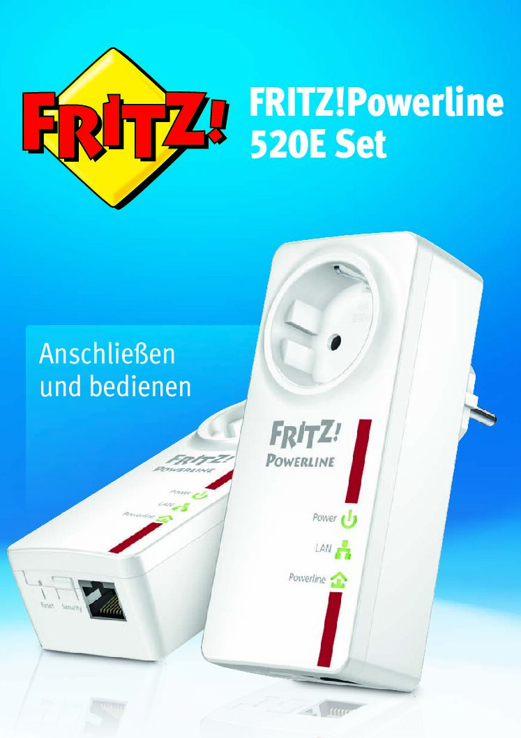 AVM FRITZ Powerline 520E Set Bedienungsanleitung
