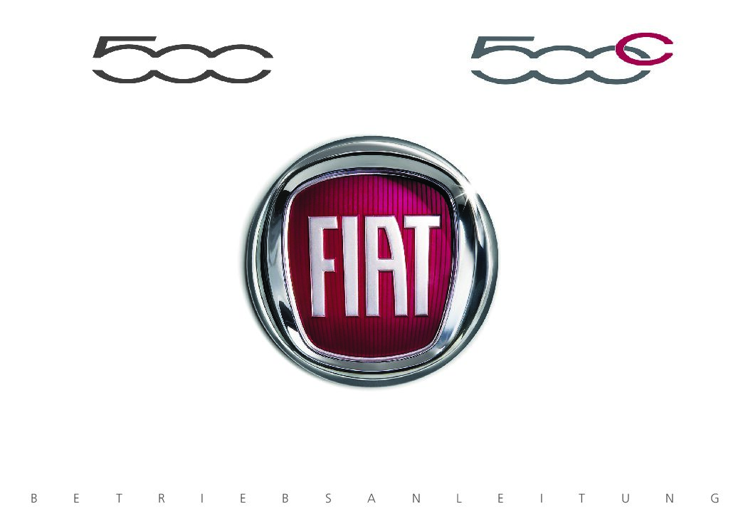 2016 Fiat 500C Bedienungsanleitung