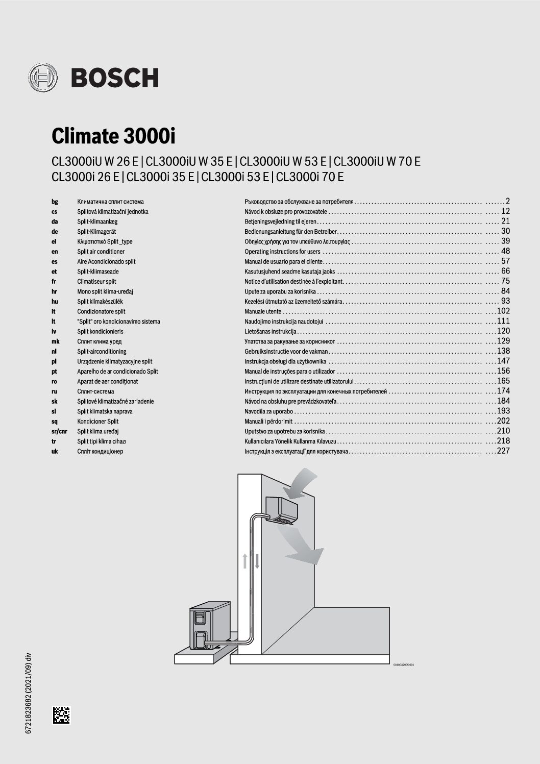 Bosch Climate 3000i Bedienungsanleitung