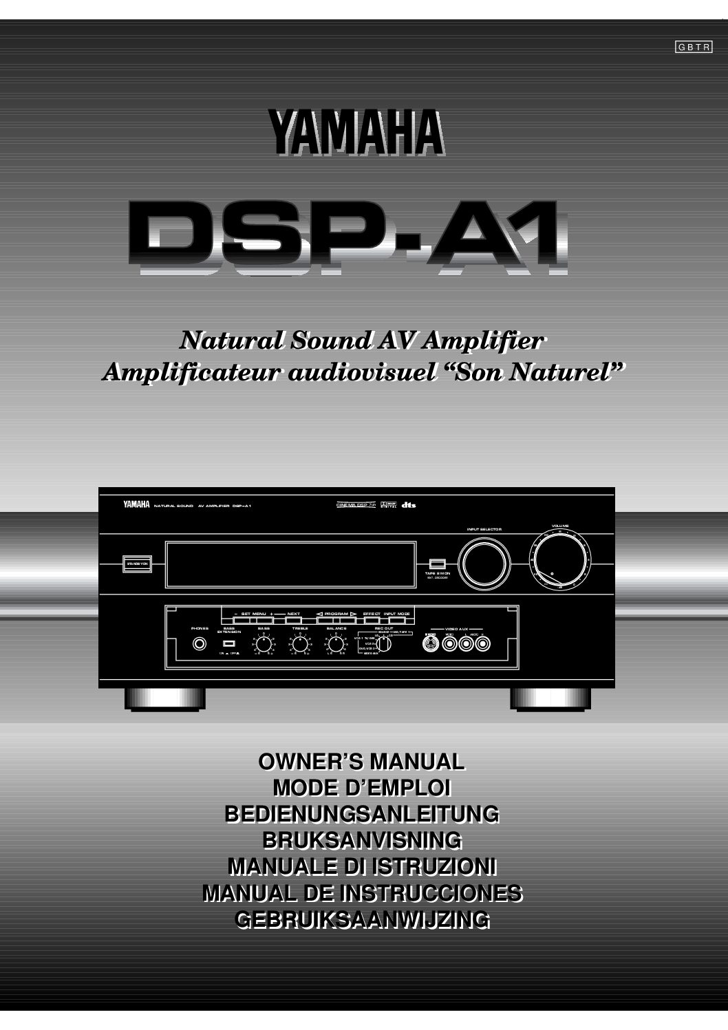 Yamaha DSP-A1 Bedienungsanleitung