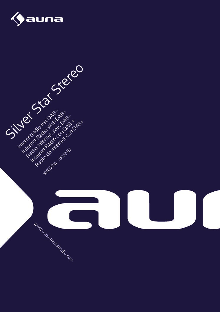 Auna Silver Star Stereo internet DAB radio Bedienungsanleitung