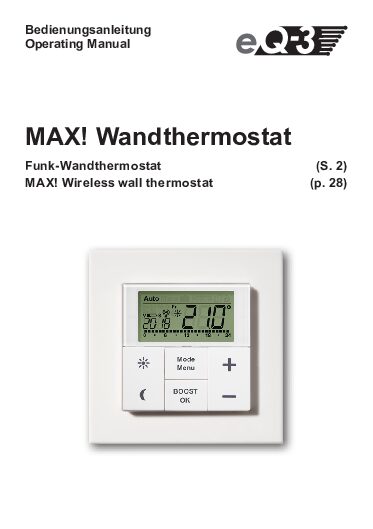 Max EQ-3 Bedienungsanleitung