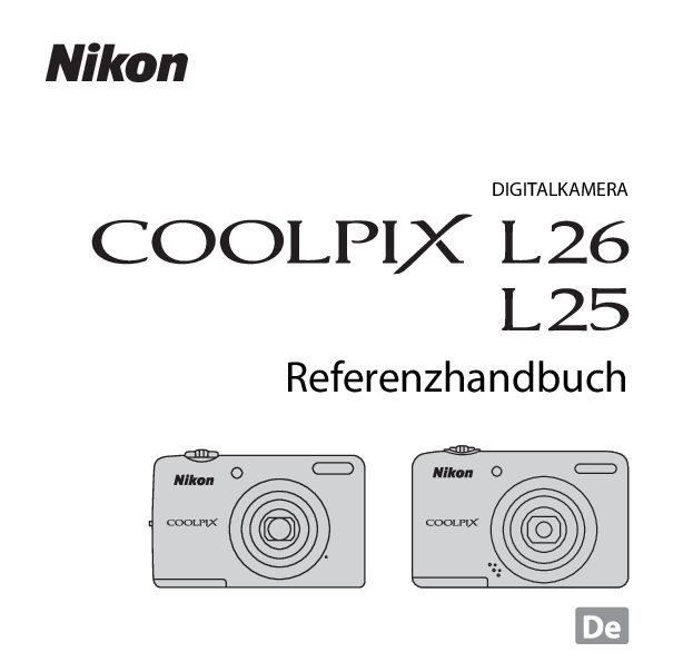 Nikon Coolpix L25 Bedienungsanleitung