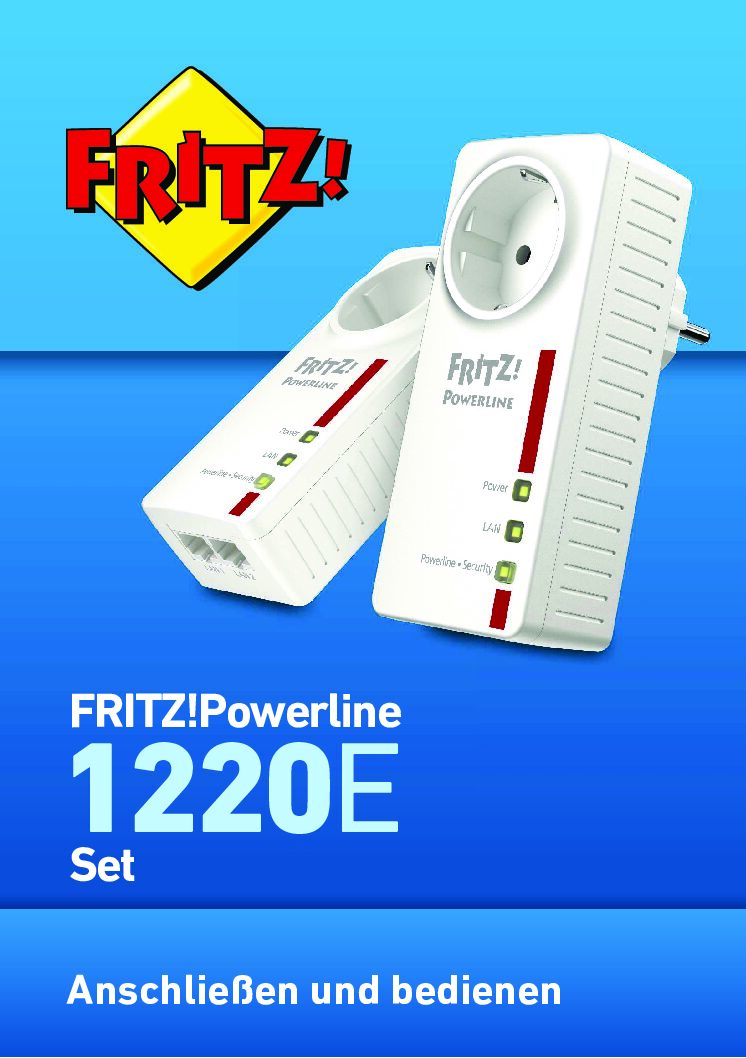 AVM Fritz Powerline 1220E Bedienungsanleitung