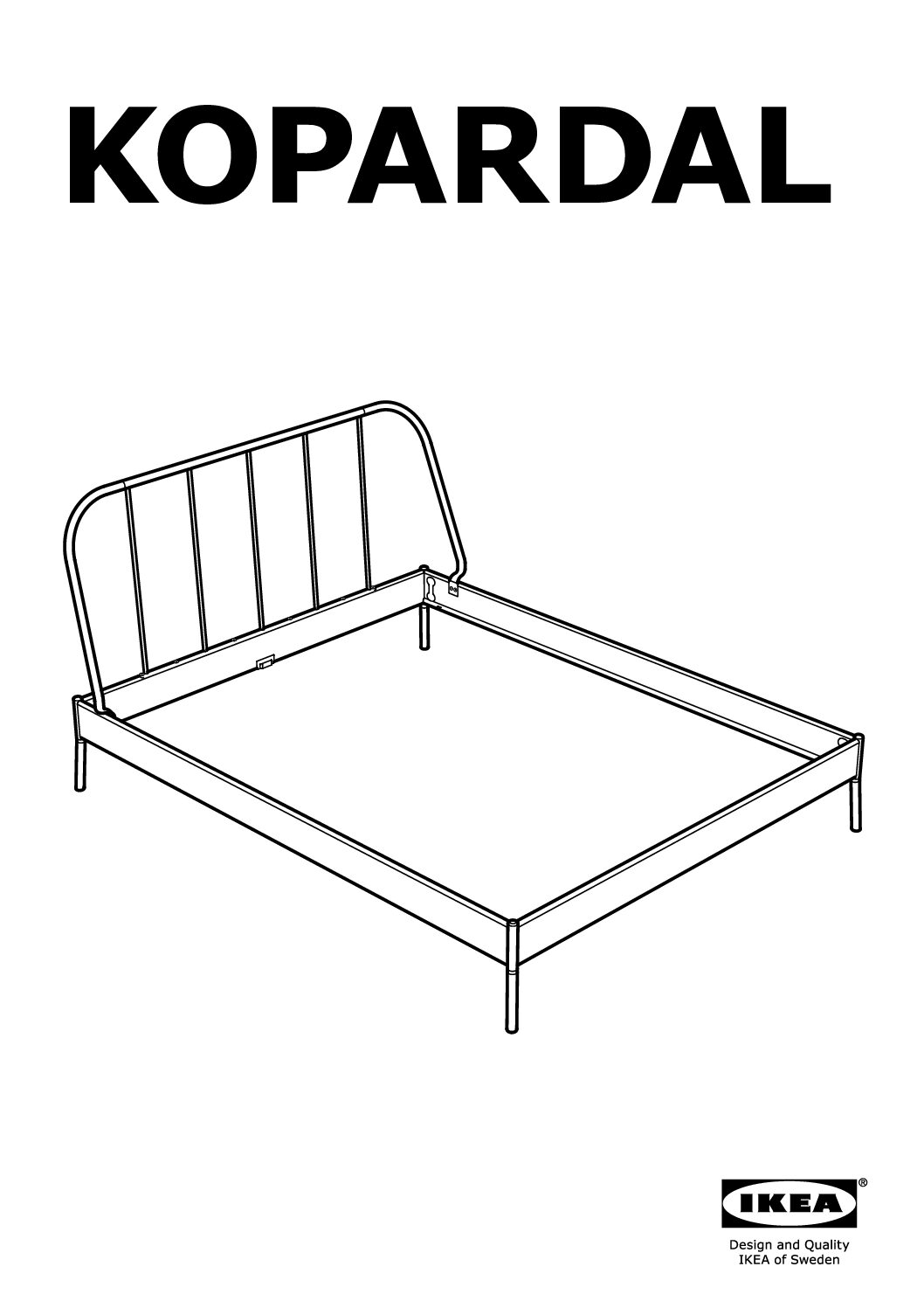 Ikea 703.306.67 KOPARDAL Bedienungsanleitung