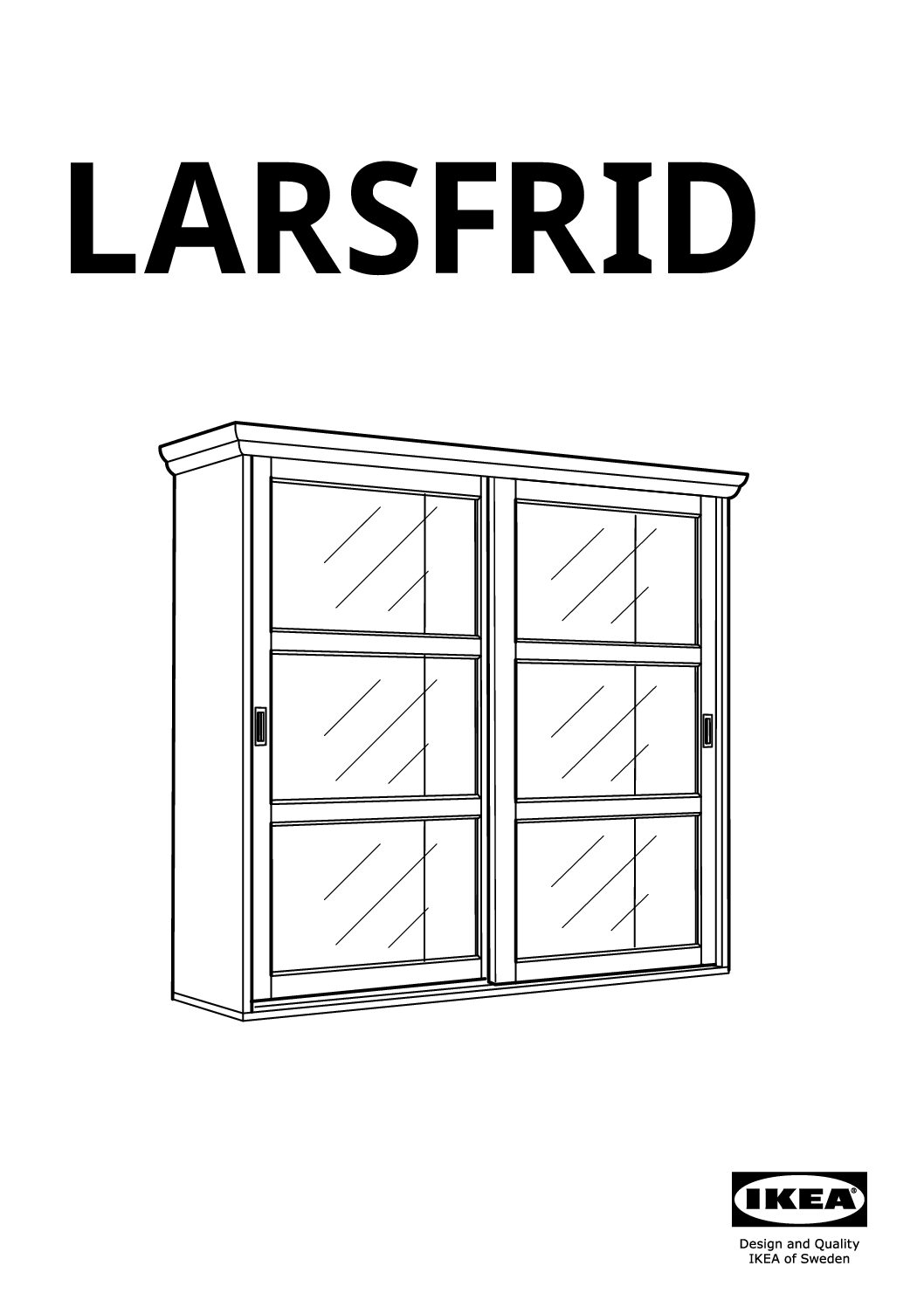 Ikea 403.421.86 Larsfrid Bedienungsanleitung