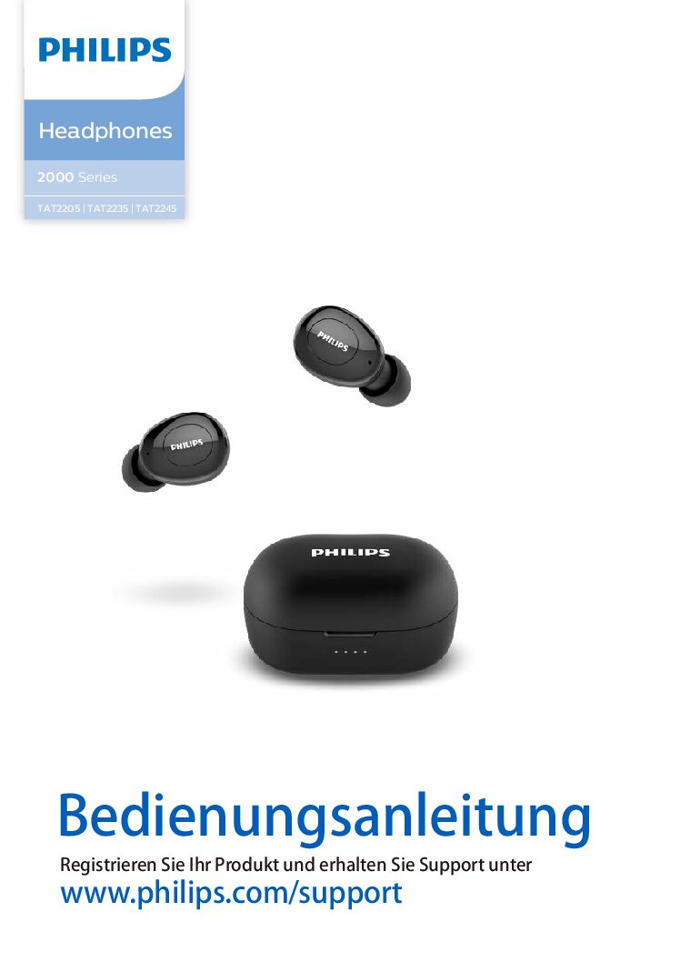 Philips TAT2205 Bedienungsanleitung